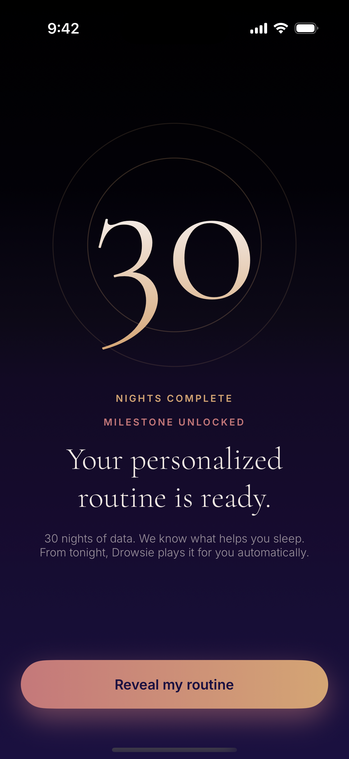 Drowsie — night thirty milestone