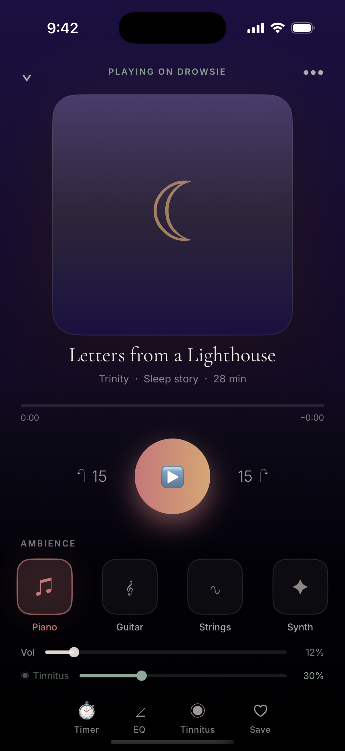 Drowsie pillow speaker connected to app